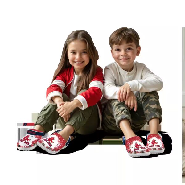 customized boston red sox splash art clog trendy