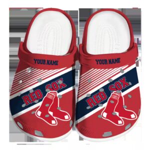 customized boston red sox vibrant dual tone clog best selling