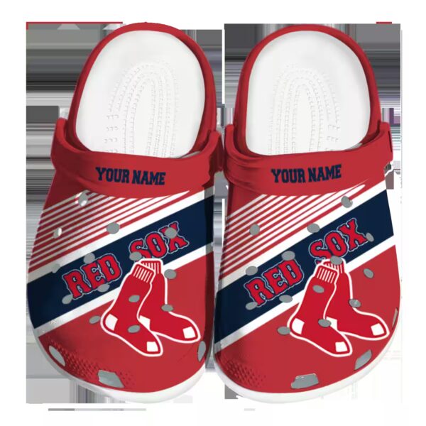 customized boston red sox vibrant dual tone clog best selling
