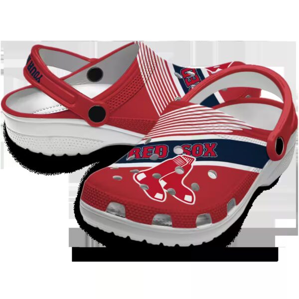 customized boston red sox vibrant dual tone clog high quality