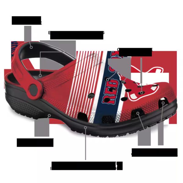 customized boston red sox vibrant dual tone clog new arrival