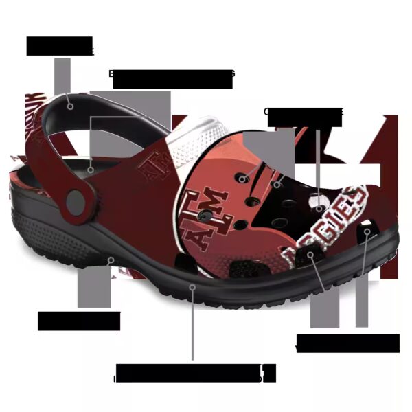 customized texas am aggies baseball helmet clog new arrival