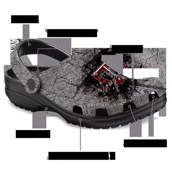 customized texas am aggies cracked ground texture clog new arrival