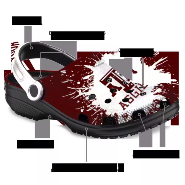 customized texas am aggies splash art clog new arrival