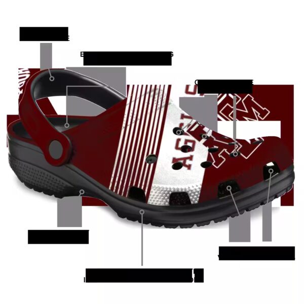customized texas am aggies vibrant dual tone clog new arrival