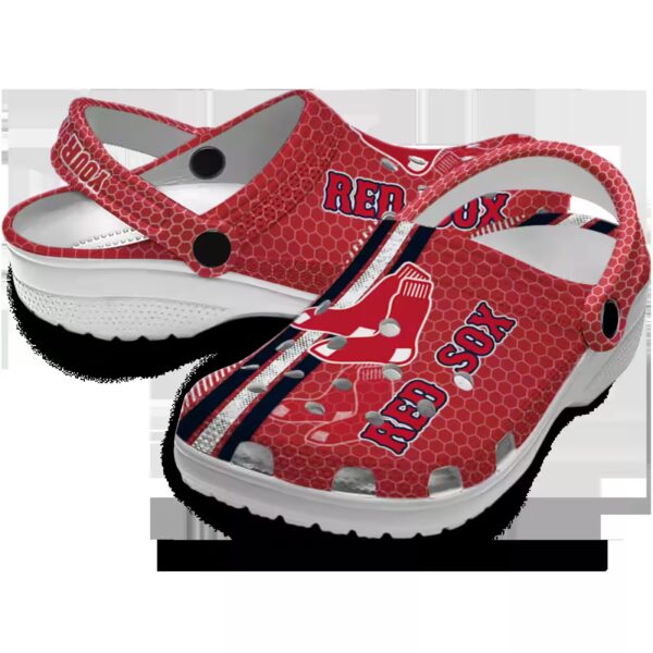 personalized boston red sox contrasting stripes clog high quality