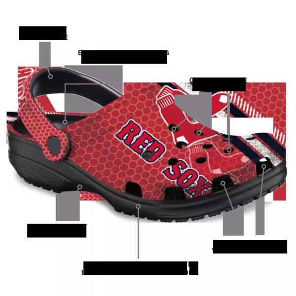personalized boston red sox contrasting stripes clog new arrival
