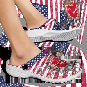 personalized boston red sox freedom splinter clog fashion forward