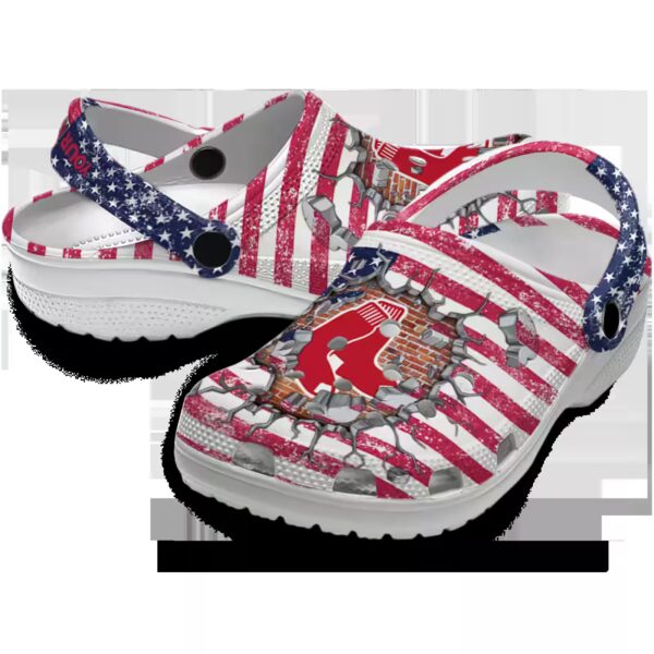 personalized boston red sox freedom splinter clog high quality