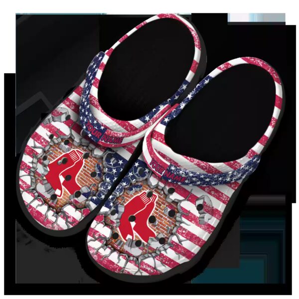personalized boston red sox freedom splinter clog latest model