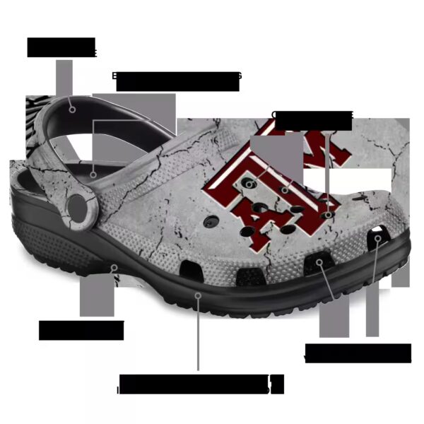 personalized texas am aggies cracked texture clog new arrival