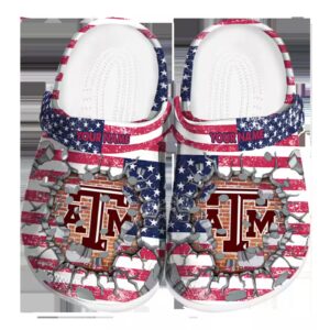 personalized texas am aggies freedom splinter clog best selling
