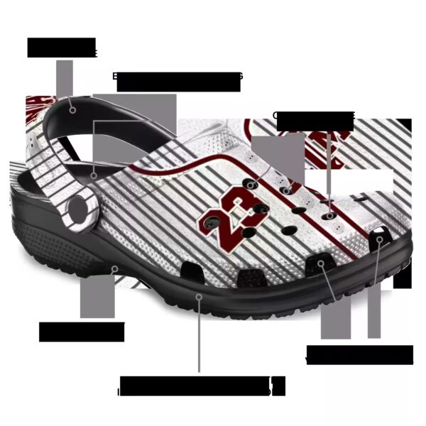 personalized texas am aggies pinstripe pattern clog new arrival