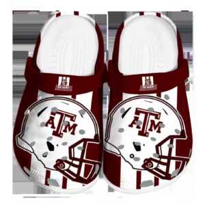 texas am aggies helmet stripes clog best selling