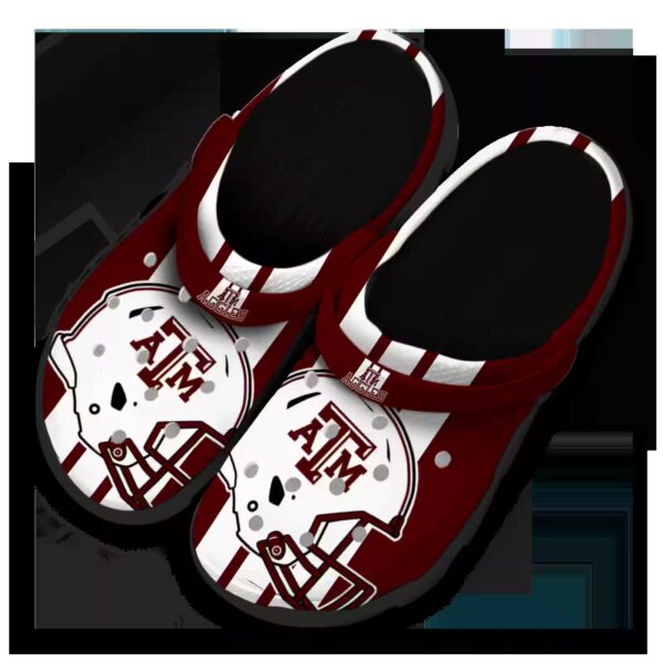 texas am aggies helmet stripes clog latest model