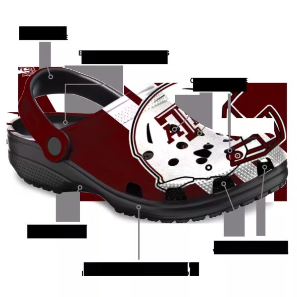 texas am aggies helmet stripes clog new arrival
