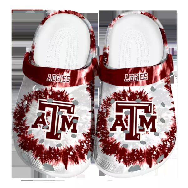texas am aggies radiant burst effect clog best selling