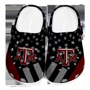 texas am aggies stellar stripes theme clog best selling