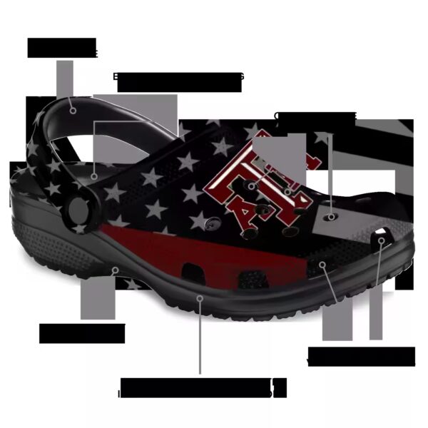 texas am aggies stellar stripes theme clog new arrival