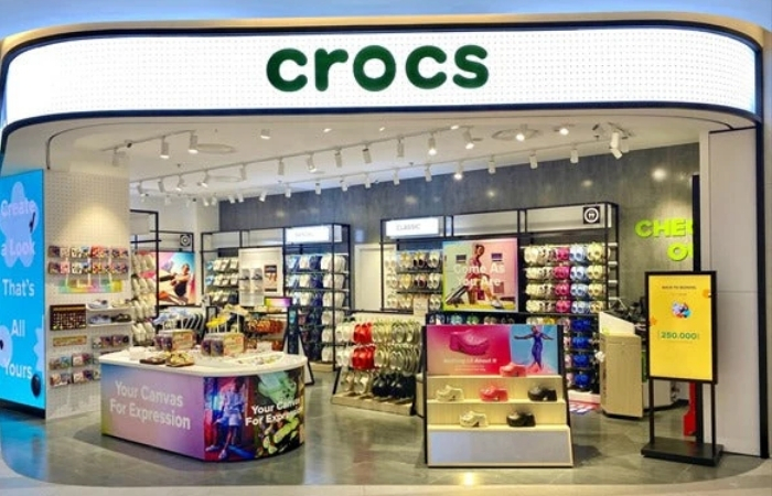 Crocs are manufactured depending on the region