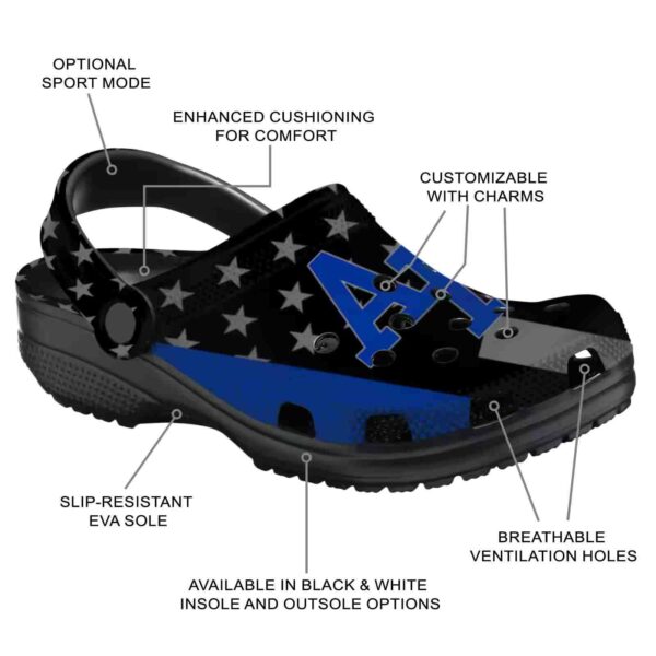air force falcons stellar stripes theme clog new arrival