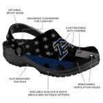 akron zips stellar stripes theme clog best selling