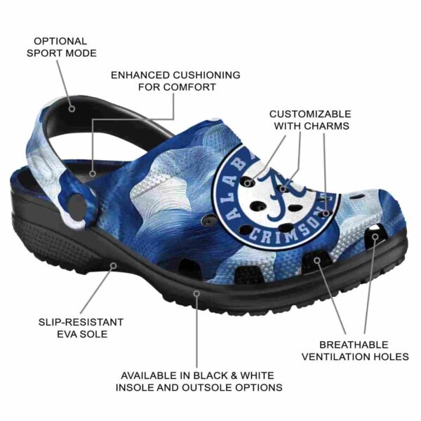 alabama crimson tide ocean waves crocs new arrival