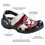 Alabama Crimson Tide Patriotic Stripes Crocs Fashion forward