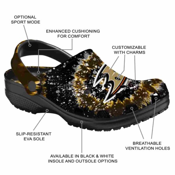 anaheim ducks radiant burst effect clog new arrival