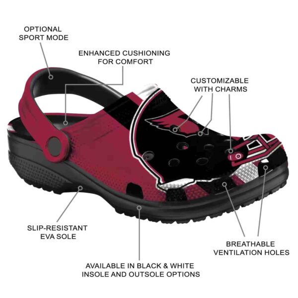 arizona cardinals helmet stripes crocs new arrival