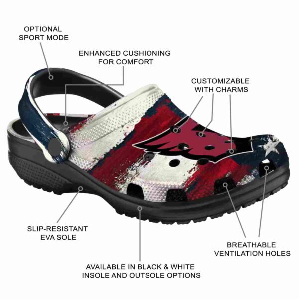 arizona cardinals patriotic stripes crocs new arrival