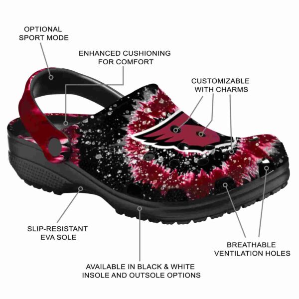arizona cardinals radiant burst effect crocs new arrival
