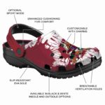 arizona coyotes splatter graphics clog best selling