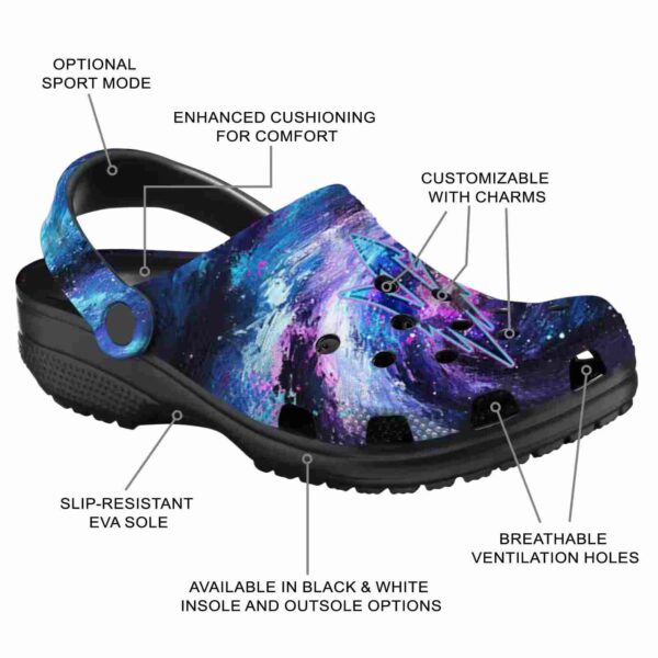 arizona state sun devils galaxy swirl crocs new arrival