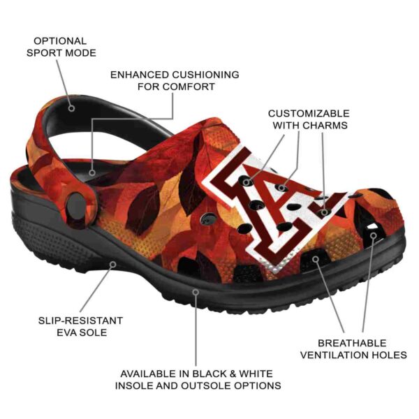 arizona wildcats autumn leaves crocs new arrival
