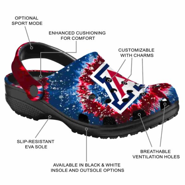 arizona wildcats radiant burst effect crocs new arrival