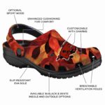 Arkansas Razorbacks Autumn Leaves Crocs Fashion forward