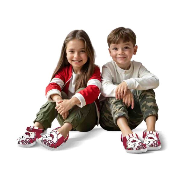 arkansas razorbacks helmet stripes crocs fashion forward