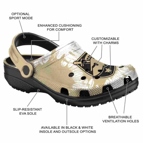 army black knights splatter graphics clog new arrival