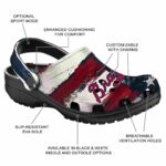 Atlanta Braves Patriotic Stripes Crocs Fashion forward