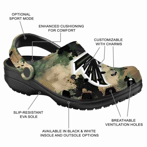 atlanta falcons camouflage craze crocs new arrival