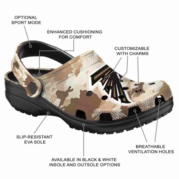 atlanta falcons desert camo crocs new arrival