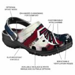 Atlanta Falcons Patriotic Stripes Crocs Fashion forward