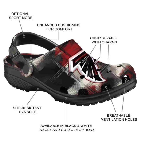 atlanta falcons plaid fusion crocs new arrival