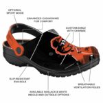 Baltimore Orioles Geometric Background Crocs Best selling