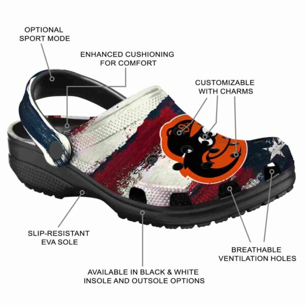 baltimore orioles patriotic stripes crocs new arrival
