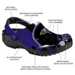 Baltimore Ravens Helmet Stripes Crocs Best selling