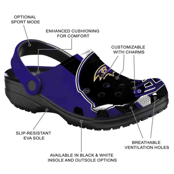 baltimore ravens helmet stripes crocs new arrival