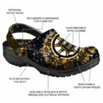boston bruins radiant burst effect clog best selling