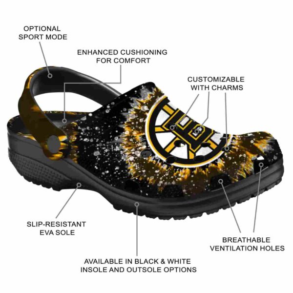 boston bruins radiant burst effect clog new arrival